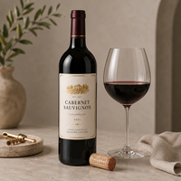 Étiquettes de bouteilles de vin personnalisées, autocollants adhésifs avec logo OEM pour l'emballage du vin rouge