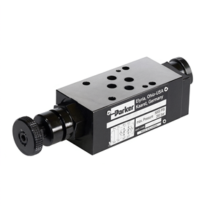 FM-Serie Hydraulisches Inline-Stapel-Einweg-Drosselventil zur Durchflussregelung aus Kohlenstoffstahl für Hydrauliksysteme - Product Image 1