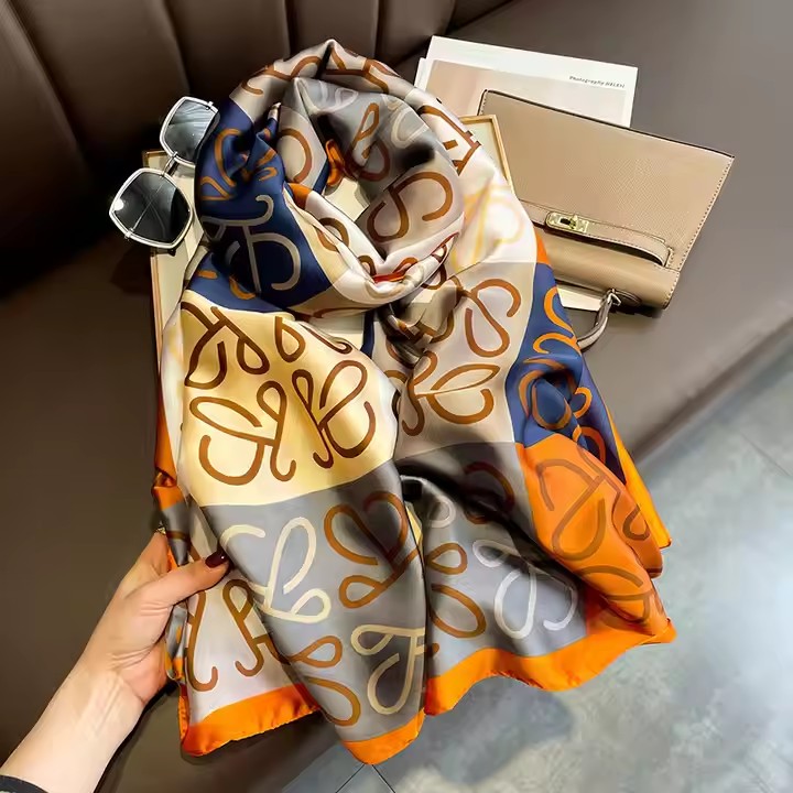 Luxury Brand Silk Scarves for Women - Elegant & Versatile