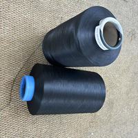 Dty 150d/48f SD Polyester noir dessiner motif brut de fil texturé pour tricoter fabricant direct prix d'usine à partir de fil Dty