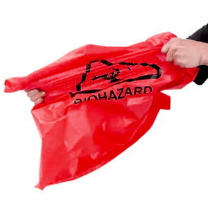 Yurui tùy chỉnh nhựa dùng một lần cường độ cao <span class=keywords><strong>PP</strong></span> vàng đỏ nguy hiểm sinh học-chất thải y tế autoclavable Biohazard Túi - Product Image 3