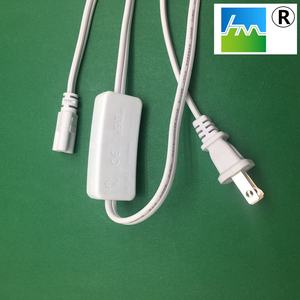 สายไฟกระแสสลับ T5 125โวลต์สีขาวที่สามารถปรับแต่งสีได้พร้อมสวิตช์304เป็นปลั๊กมาตรฐาน IEC 1.5ม. สำหรับเครื่องใช้ในบ้าน - Product Image 6