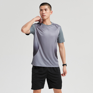 Ropa Deportiva para Hombre, Conjunto de Camiseta y Pantalones Cortos Deportivos, para Fútbol, Ejercicio, Entrenamiento, Running, Gimnasio - Product Image 2