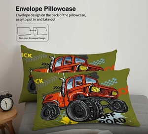 Juego de cama con estampado de coche 3D-<span class=keywords><strong>Funda</strong></span> nórdica y <span class=keywords><strong>funda</strong></span> de almohada-Juego de cama de 3 piezas-Hogar, sábanas lavables para hotel-Transpirable - Product Image 6