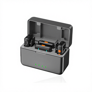 Micrófono Lavalier con Cancelación de Ruido por IA Recién Actualizado, Grabación de Audio <span class=keywords><strong>HD</strong></span> de Doble Canal, Micrófono Dedicado para Transmisión en Vivo - Product Image 1