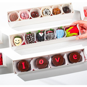 กล่องกระดาษทรงสี่เหลี่ยมผืนผ้าแบบกำหนดเองได้สำหรับใส่มาการอง ช็อก<span class=keywords><strong>โก</strong></span><span class=keywords><strong>แล</strong></span><span class=keywords><strong>ต</strong></span> คุกกี้ บรรจุภัณฑ์ขนมหวาน มีขนาด<span class=keywords><strong>แล</strong></span>ะสีให้เลือกตาม<span class=keywords><strong>ต</strong></span>้องการ - Product Image 1