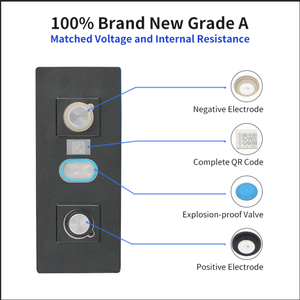 Batteries LiFePO4 pour voiturettes <span class=keywords><strong>de</strong></span> golf EV E Catl 5kW 24V 48V 200Ah 12V 32V 100Ah 280Ah 400Ah 300Ah avec bornes, longue durée <span class=keywords><strong>de</strong></span> vie - Product Image 2