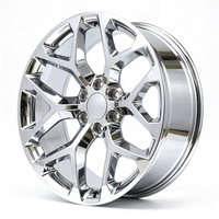 Jantes en alliage forgé 22 24 26 pouces 6x139.7 6 trous pour camion tout-terrain, chromées, noires, argentées, multi-branches, pour SUV et pick-up, amélioration