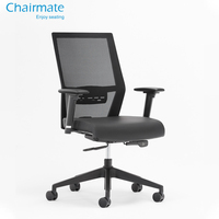 Chairmate chaise de bureau en maille à dossier moyen chaise de bureau pivotante accoudoir 3d chaises de bureau d'ordinateur exécutif en maille