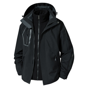 Customized logo <strong>Winter</strong> Outdoor <strong>Waterproof</strong> Fishing <strong>Jacket</strong> Men's Warm Casual Windbreaker Coat with Hood Men's <strong>Jacket</strong> - Product Image 3