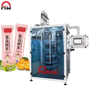 4 sides sealing sachet Oil Honey Jelly Syrup Peanut Ketchup Sauce Liquid Packing instant coffee automatic packaging machine