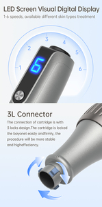 <span class=keywords><strong>Derma</strong></span> Pen Électrique à Micro-aiguilles, Interface de Charge USB Type-C, Micro-courant Métallique, Crème Réparatrice pour Cicatrices d'Acné et Pores, Éclaircissant pour la Peau, UE - Product Image 3