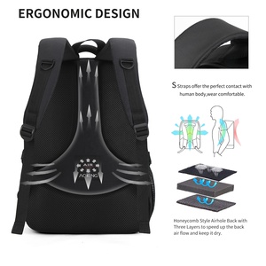 Aoking Customized logo Men Durable <strong>Bag</strong> Waterproof Laptop Backpacks Leisure Business Travelling <strong>College</strong> Casual School <strong>Bags</strong> - Product Image 4