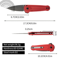Vente en gros de couteau pliant BM 491, manche en aluminium, couteau de camping et de chasse en plein air, couteau de survie EDC, multi-outils