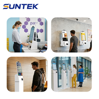 Kiosco de Autoregistro Clínico de 15.6 Pulgadas con Pantalla Táctil SUNTEK, Terminal de Registro Médico de Autoservicio para Recepción de Hospital