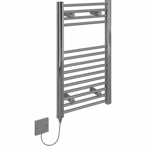 Sèche-serviettes électrique en acier à faible teneur en carbone chromé avec barre chauffante - Product Image 1