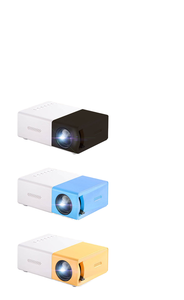 Mini projecteur LED portable A01 Jaune et blanc Système d'exploitation Android 9 Bien vendu <span class=keywords><strong>Petit</strong></span> projecteur pas cher - Product Image 2