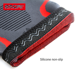 Genouillère de soutien rotulien en nylon tricoté 3D à haute élasticité pour le sport en extérieur - Product Image 4