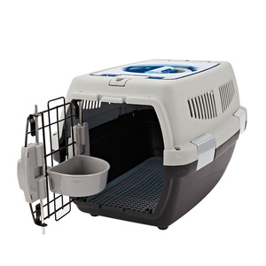 Sac de transport pliable de luxe classique pour chat en plastique avec bouton-pression, étanche et portable pour les voyages en avion - Product Image 1