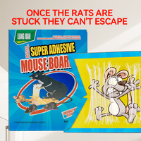 Pièges à souris collants en papier solide écologiques de haute qualité pour attraper les gros souris - Marque SMY