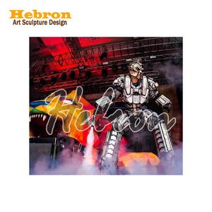 Disfraz de <span class=keywords><strong>Depredador</strong></span> LED que Cambia de Color, Disfraz de Robot LED Brillante para Actuaciones de Baile en Escenarios, Disfraz de Robot LED para Fiestas - Product Image 5