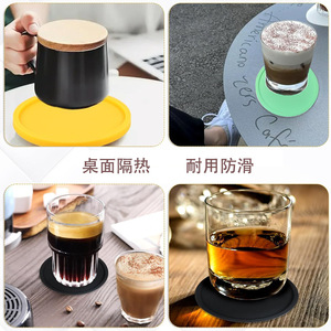Custom <b>Silicone</b> Coasters Non-Slip Drink Coasters for Dining Table - Product Image 6
