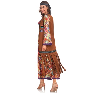 Vestido Retro de los 70 para Festival de Música, Estilo Disco, <span class=keywords><strong>Cantante</strong></span> <span class=keywords><strong>Country</strong></span>, Vestido Hippie, Disfraz de Ropa India, Tallas M-XL - Product Image 2