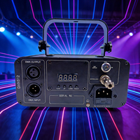 Luz Láser RGB de 2W con APP ILDA, Bajo Consumo de Energía, Iluminación de Escenario de Alta Precisión de 16 bits para Bares, Conciertos y Actuaciones en Vivo