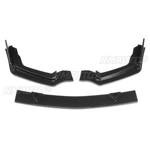 Diffuseur de pare-chocs avant noir/aspect fibre de carbone pour Infiniti Q50 Sport 2014 2015 2016 2017 - Product Image 4