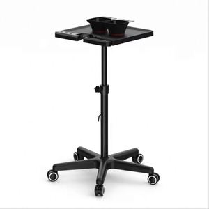 เครื่องมือทางการแพทย์รถเข็นสำหรับสปาห้องนั่งเล่นเฟอร์นิเจอร์ร้านเสริมสวยเงาขนาดคิงไซส์สีดำทันสมัย - Product Image 5