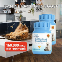 Poudre Probiotique pour Animaux de Compagnie Toutes Races avec Bifidobacterium et Extrait d'Épinette pour l'Équilibre Immunitaire et Digestif