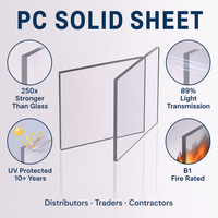 Matériau de couverture de toit pour ferme commerciale de 1,1 mm à 4 mm, plaque de polycarbonate en rouleau