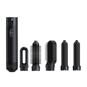 Styler capillaire professionnel multifonctionnel avec 5 accessoires, moteur DC 220V, pour cheveux secs et humides - Product Image 1