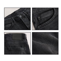 Fabricant de denim sur mesure, pantalon en denim brut lourd, coupe droite classique, nouvelle mode, jean décontracté vintage, poche arrière