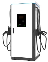 Nouvelle borne de recharge rapide DC pour véhicules électriques CCS2 120 kW, station de recharge rapide DC pour véhicules électriques commerciale EVD-120-CC