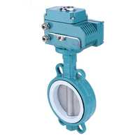 Vanne de régulation papillon motorisée en fonte Baichuan DN50-DN200 à bride wafer pour eau, huile et gaz