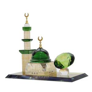 Directly supplied by the manufacturer, <b>cheap</b> Muslim-themed decorative items, electric glass <b>crystal</b> metal crafts, anniversary - Product Image 4