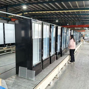 Hiển thị trường hợp cửa duy nhất đồ uống hiển thị mát/đồ uống hiển thị tủ lạnh/siêu thị hiển thị tủ lạnh/tủ đông thẳng đứng - Product Image 4