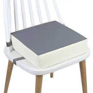 Trẻ Em Ghế Tăng Đệm Trẻ Em Xách Tay Dày Ghế Miếng Đệm Ghế Có Thể Điều Chỉnh Highchair Đệm Tăng Cường Với Khóa Dây Đeo