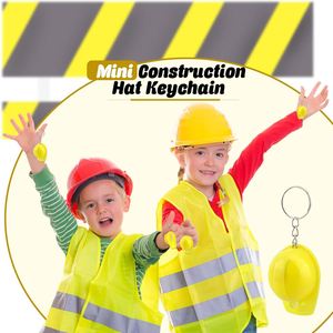 Llavero con Mini Linterna de Casco de Construcción con Logotipo Personalizado, Llavero con Linterna de Seguridad - Product Image 3