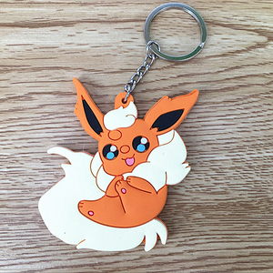 Porte-clés en caoutchouc promotionnel en gros, voiture, <span class=keywords><strong>avion</strong></span>, double face, personnalisé, Digimon Agumon, porte-clés de dessin animé mignon, pendentif pour sac à main, ornements - Product Image 3