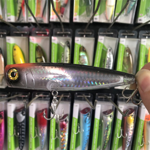 Leurre de pêche en mer Japan <span class=keywords><strong>Maria</strong></span> Pop Queen 105mm, popper en acier inoxydable pour thon et bleu-feuille, appât dur - Product Image 4