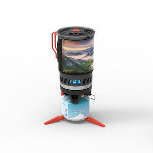 Tragbarer Outdoor-Einzelbrenner-<span class=keywords><strong>Camping</strong></span>-Gaskocher mit Sofortheizung, Wassererhitzer, Butan-Brennstoffzündgerät, Multifunktional - Product Image 2