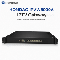 Gateway IPTV Multiprotocolo IPVW8000A con Entrada HTTP, UDP, RTP, RTSP, HLS para Proyectos de Red de Servidores IPTV