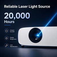 Projecteur laser professionnel haute luminosité 5200 lumens WUXGA pour salle de réunion, conférence et présentation de bureau