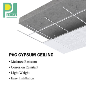 Panneaux de <span class=keywords><strong>plafond</strong></span> en PVC pour appartement, <span class=keywords><strong>suspension</strong></span> intérieure, installation facile, légers, résistants à l'humidité, panneaux décoratifs - Product Image 5