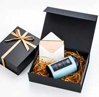 Boîtes d'emballage cadeau de luxe pliables au design personnalisé Boîte d'emballage de Noël pour Thanksgiving avec logo en or et magnétique