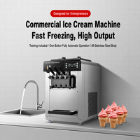 Machine à glace commerciale à trois têtes, forme carrée, système de congélation mécanique multi-prises compatible, garantie 1 an pour les commerces