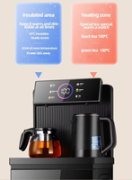 Distributeur d'eau chaude et froide vertical multifonctionnel entièrement automatique, machine de bar à thé domestique pratique
