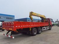 Grue télescopique montée sur camion de haute qualité de 8 tonnes, grue de chantier pour levage de charges